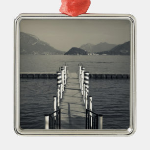 Italien, Provinz Como, Tremezzo. Seehecht Ornament Aus Metall