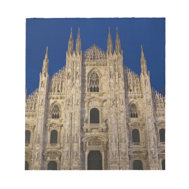 Italien, Provinz Mailand, Mailand. Kathedrale von  Notizblock (Vorderseite)