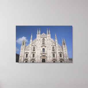 Italien, Provinz Mailand, Mailand. Mailänder Dom,  Leinwanddruck