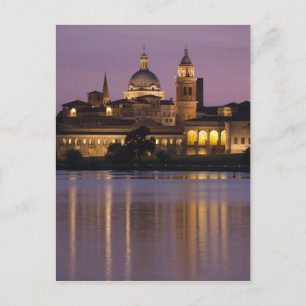 Italien, Provinz Mantua, Mantua. Stadtsicht und 2 Postkarte