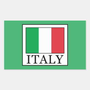 Italien Rechteckiger Aufkleber