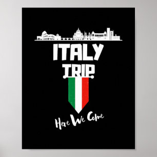 Italien Reise 2025 Wir Kommen Matching Team Reise Poster