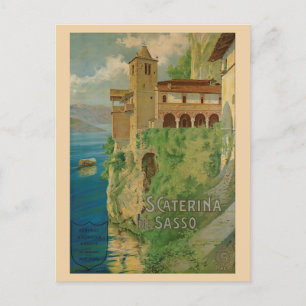 Italien Reise Vintage Italien Kloster Postkarte