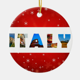 Italien Reisen Foto Weihnachten Keramik Ornament