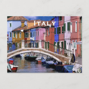 Italien Reisen Vintage Tourismus Zusatz Postkarte