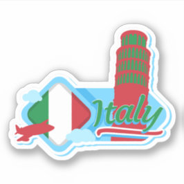 Italien Reisen Vinyl Sticker