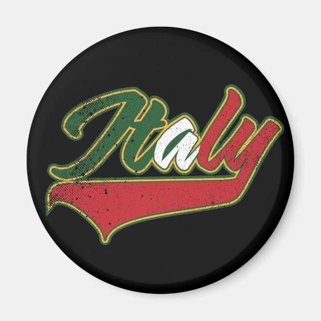 Italien Retro Magnet (Vorne)