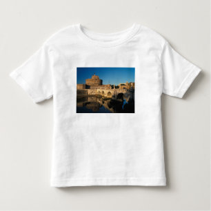 Italien, Rom, Castel Sant'Angelo und Fluss Kleinkind T-shirt