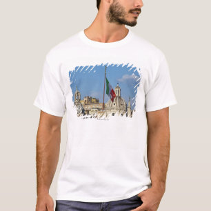 Italien, Rom. Italienische Flagge T-Shirt