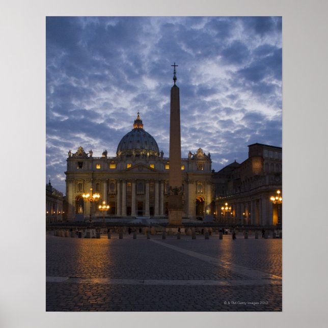 Italien, Rom, Vatikanstadt, Petersdom Poster (Vorne)