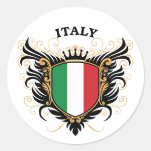 Italien Runder Aufkleber