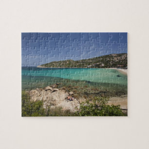 Italien, Sardinien, Baja Sardinien. Resortstrand.