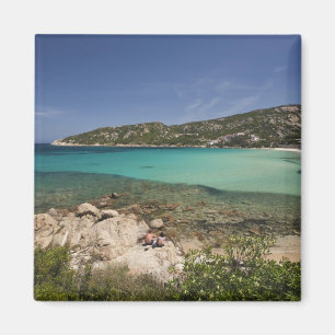 Italien, Sardinien, Baja Sardinien. Resortstrand. Magnet