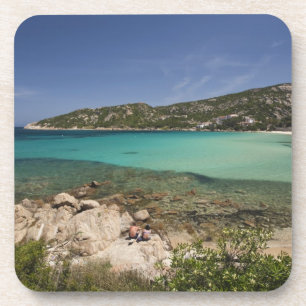 Italien, Sardinien, Baja Sardinien. Resortstrand. Untersetzer
