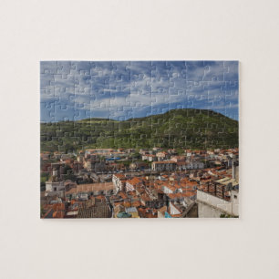Italien, Sardinien, Bosa. Stadtansicht von Castell