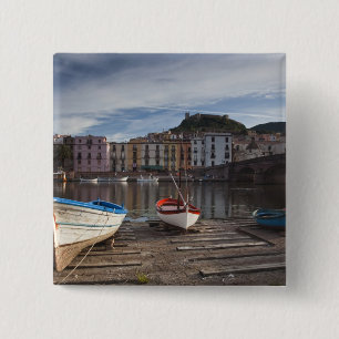 Italien, Sardinien, Bosa. Temo-Fluss und Ponte Button
