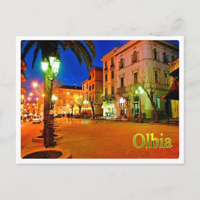 Italien - Sardinien - Olbia - Postkarte (Vorderseite)