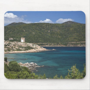 Italien, Sardinien, Teulada. Spanischer Turm. Mousepad