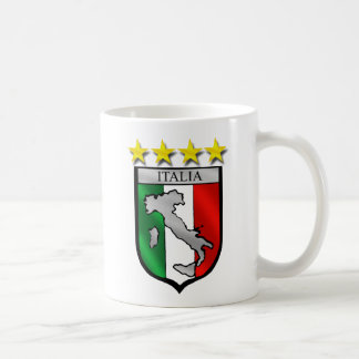 Italien-Schild Italien-Flaggenitalien-Karte Kaffeetasse