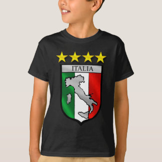 Italien-Schild Italien-Flaggenitalien-Karte T-Shirt