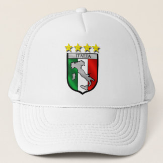 Italien-Schild Italien-Flaggenitalien-Karte Truckerkappe