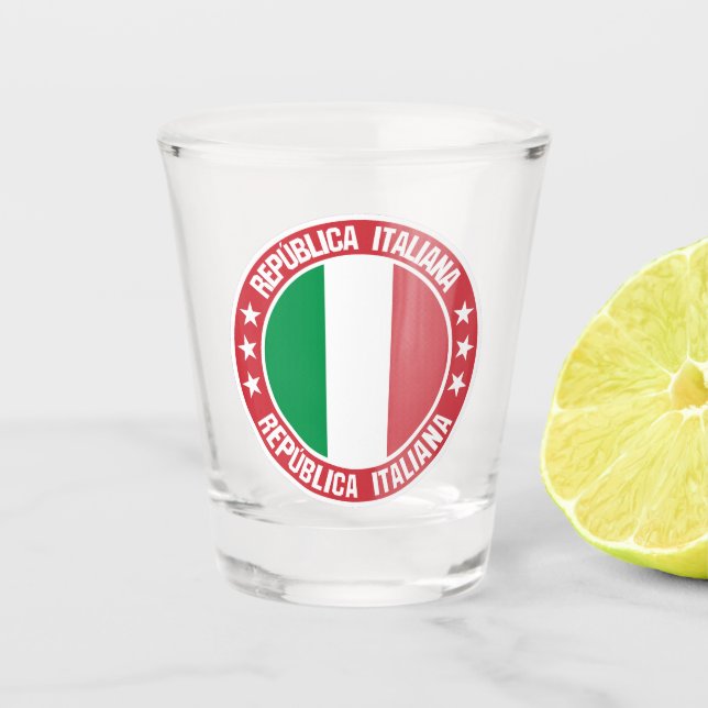 Italien Schnapsglas (Vorderseite)