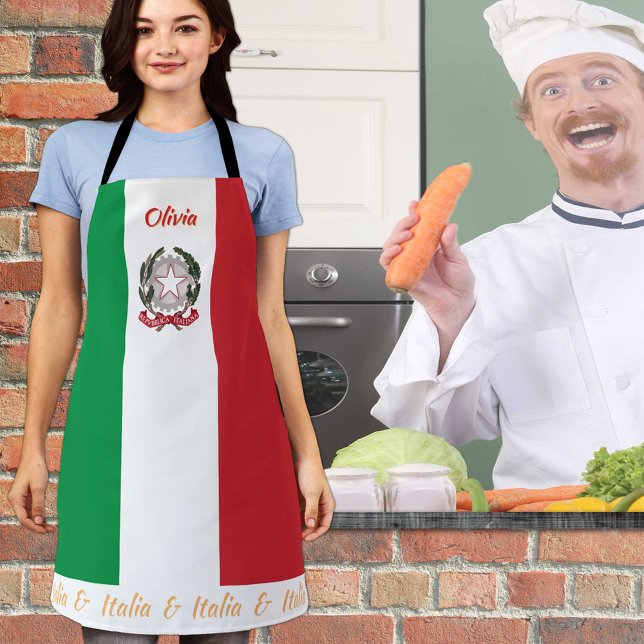Italien Schürze, Italien, italienische Flag Koch K Schürze (Von Creator hochgeladen)