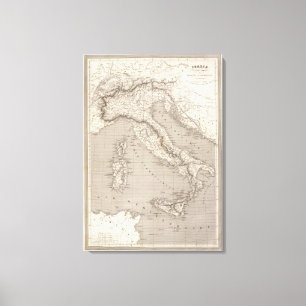 Italien-, Schweiz- und Tirol-Österreicherprovinze Leinwanddruck