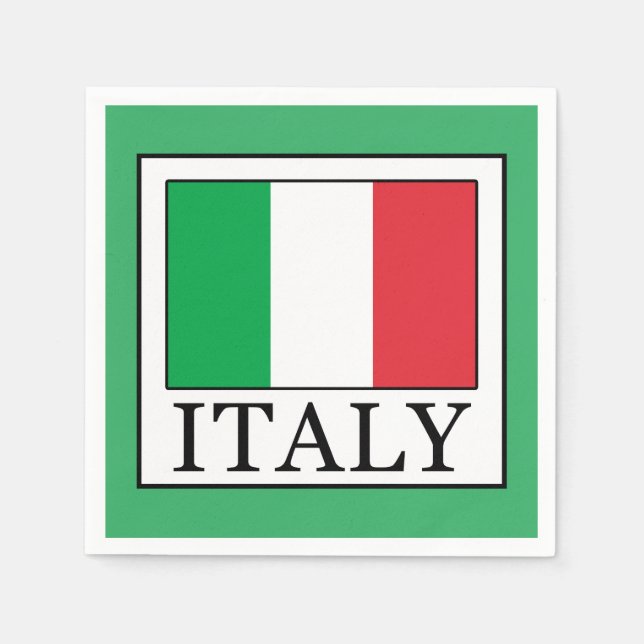 Italien Serviette (Vorderseite)