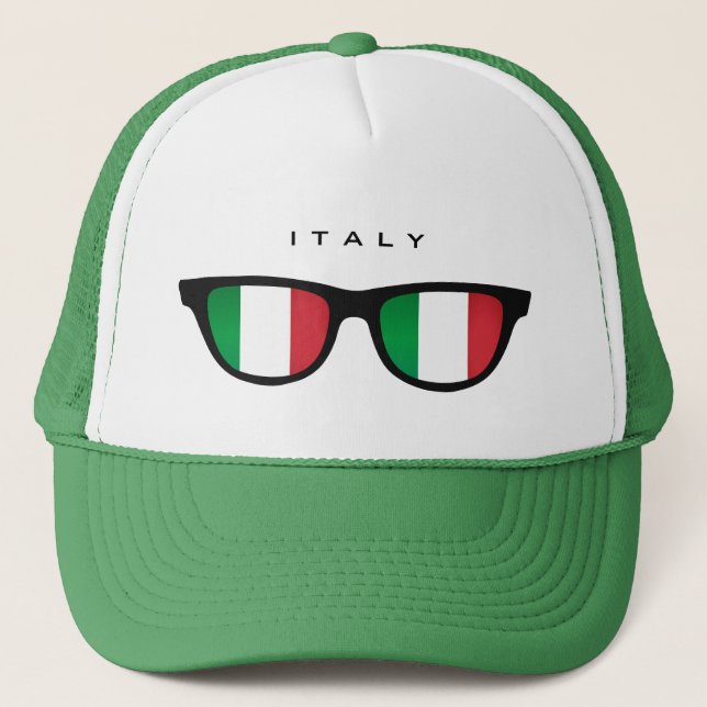 Italien Shades Zollhut Truckerkappe (Vorderseite)