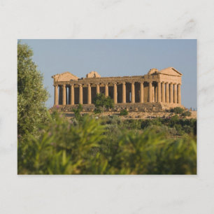 Italien, Sizilien, Agrigent, La Valle dei Templi,  Postkarte