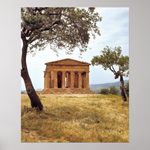 Italien, Sizilien, Agrigento. Die Ruinen der 2 Poster