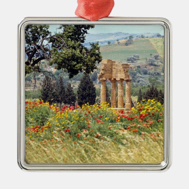 Italien, Sizilien, Agrigento. Die Ruinen der Ornament Aus Metall (Vorne)