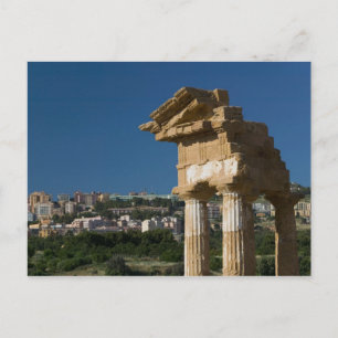 Italien, Sizilien, Agrigento, La Valle dei Templi, Postkarte