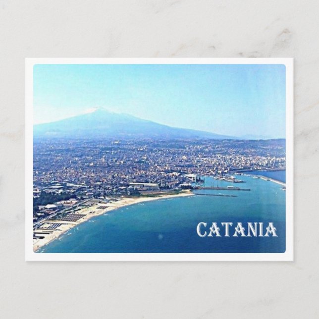 Italien - Sizilien - Catania - Ätna - Postkarte (Vorderseite)