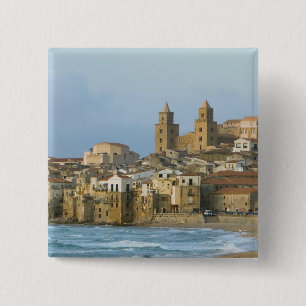 Italien, Sizilien, Cefalù, Blick mit Dom von 2 Button