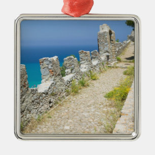 Italien, Sizilien, Cefalu, Klippenpromenade, La Ornament Aus Metall