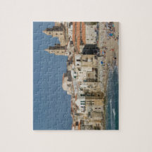 Italien, Sizilien, Cefalu, Stadtanblick mit Duomo 