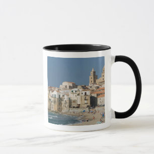 Italien, Sizilien, Cefalù, Stadtansicht mit Dom vo Tasse
