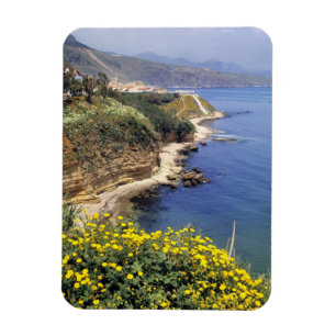 Italien, Sizilien. Die Nordküste Siziliens Magnet