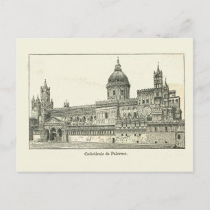 Italien, Sizilien, Kathedrale von Palermo Postkarte