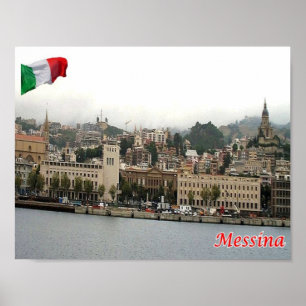 Italien - Sizilien - Messina - Stadtbild - Poster