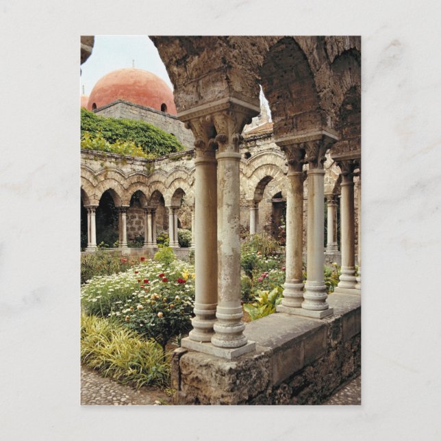 Italien, Sizilien, Palermo. Die Klöster überleben Postkarte (Vorderseite)