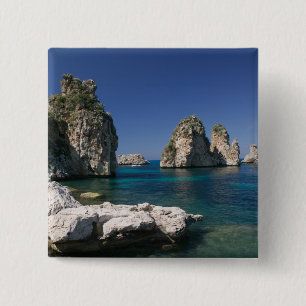 Italien, Sizilien, Scopello, Felsen bei Tonnara Button