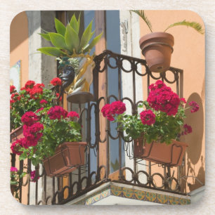 ITALIEN, Sizilien, TAORMINA: Corso Umberto 1, Untersetzer