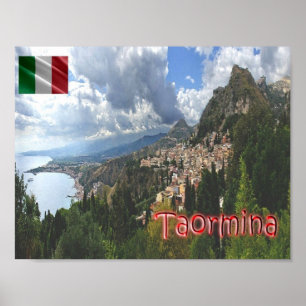 Italien - Sizilien - Taormina - Poster