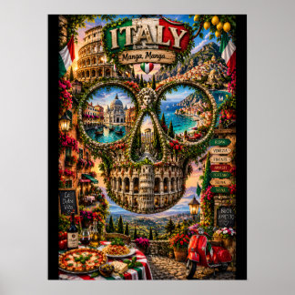 Italien Skull Art Print | State of Mind Poster