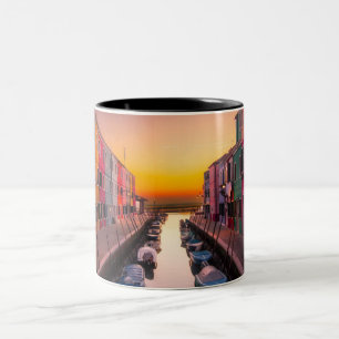 Italien Stadtbild Zweifarbige Tasse