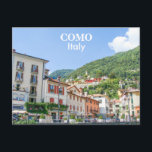 Italien - Stadthäuser Como Postkarte<br><div class="desc">Fotografie der Stadt Como in Italien mit ihren typischen Häusern.</div>