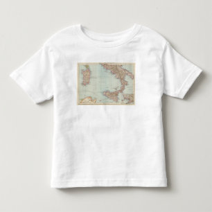 Italien sudliche Halfte, Karte von Süditalien Kleinkind T-shirt